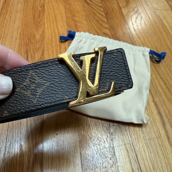 Louis Vuitton Brown Monogram Belt